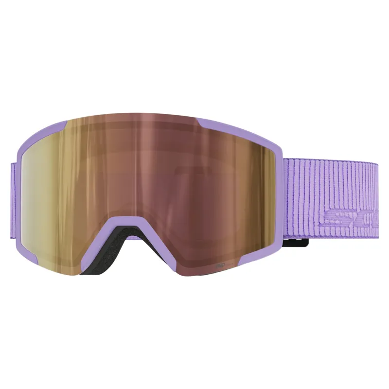 Scott Shield Ski Goggles in Sherbet purple with LS Cinnamon Chrome S1-3 Lens