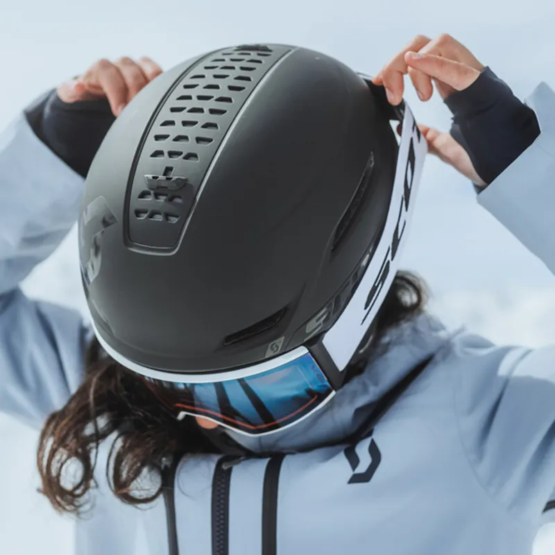 Scott Symbol 2 Plus D Ski and Snowboard Helmet In Titanium Grey-1