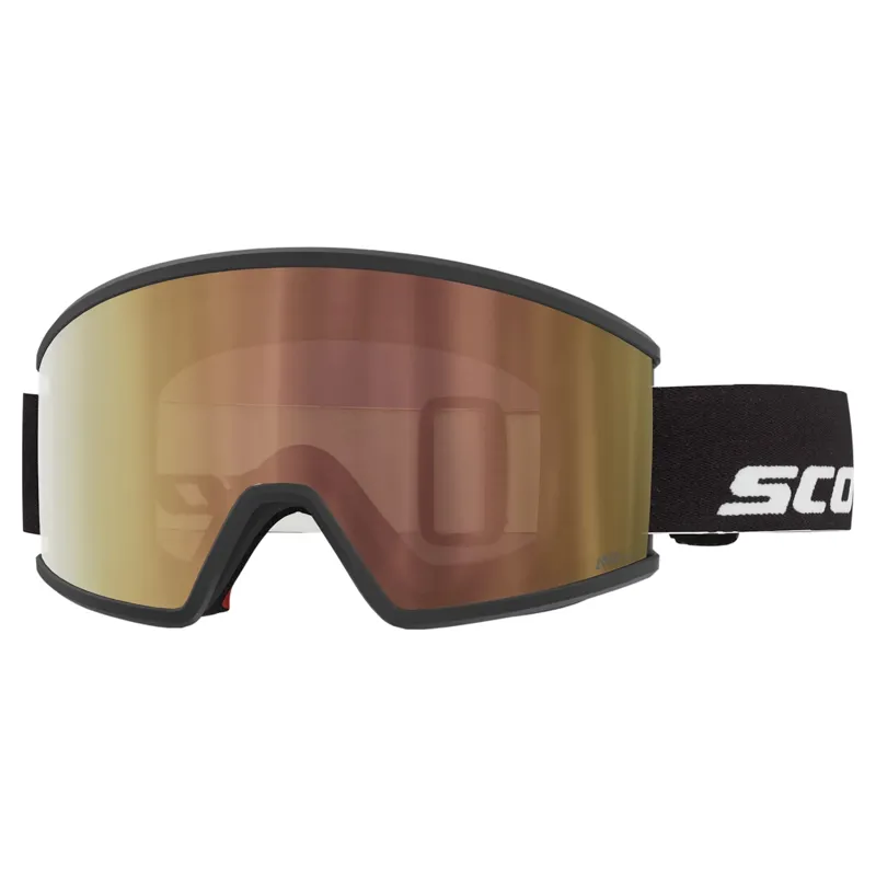 Scott Ambit Compact LS Goggles in Black with LS Cinnamon Chrome S1-3 Lens