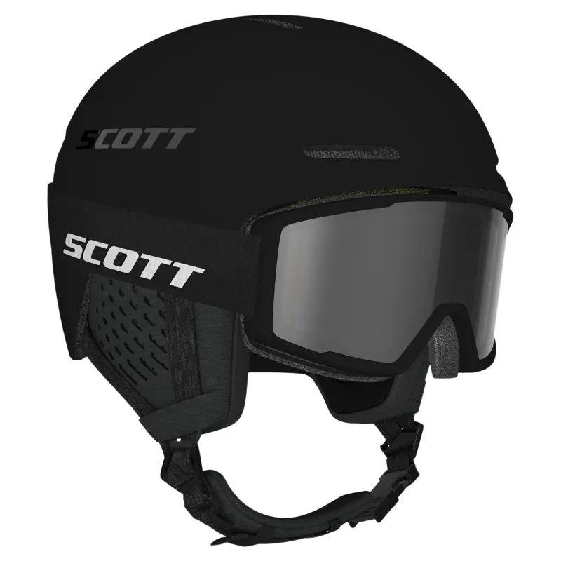 Scott Combo Track Helmet + Trace Goggle in Black