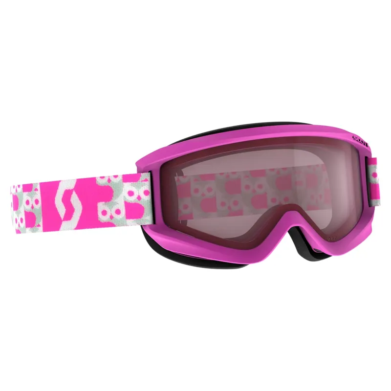 Scott Jr Agent Enhancer Ski Goggles in Neon Pink