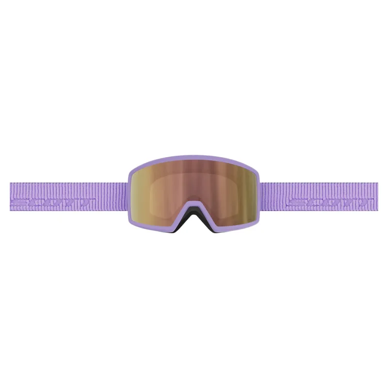 Scott Neo Compact Goggles in Sherbet Purple with LS Cinnamon Chrome S1-3 Lens-1