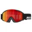 Scott Shield Pro Junior Ski Goggles in Black with Red Chrome Lens