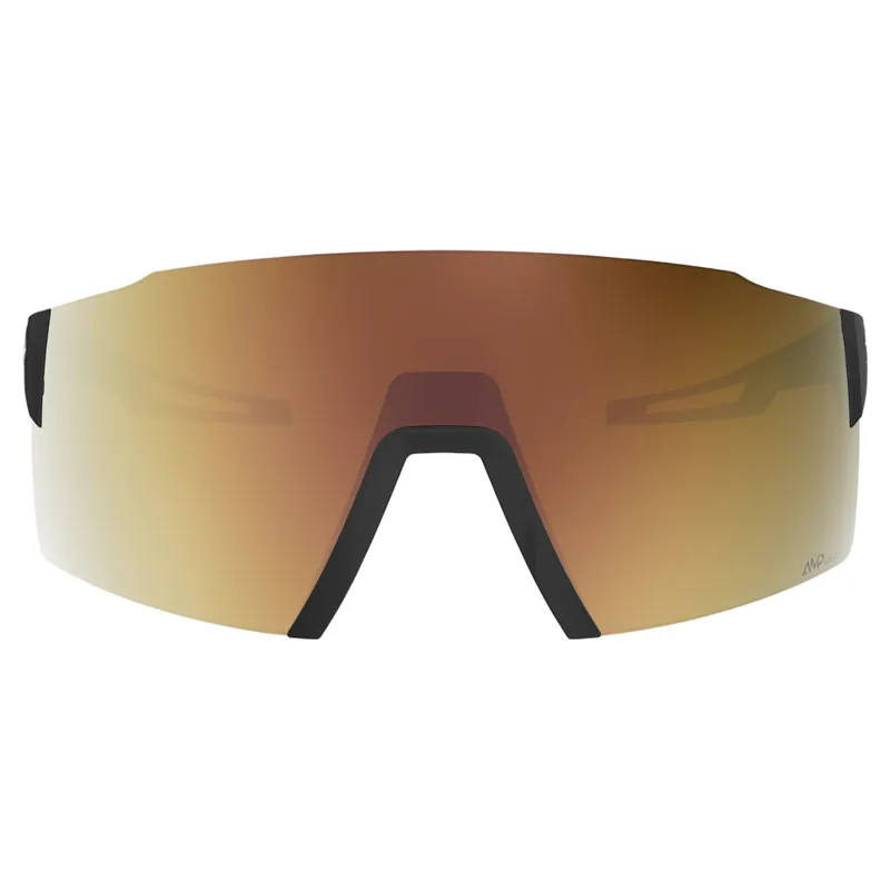 Scott Stride Compact Sunglasses in Black with LS Gold Chrome S1-3 Lens-1
