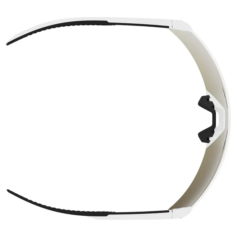 Scott Stride Compact Sunglasses in White with LS Gold Chrome S1-3 Lens-3
