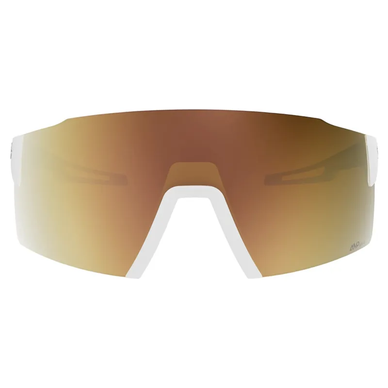 Scott Stride Compact Sunglasses in White with LS Gold Chrome S1-3 Lens-1
