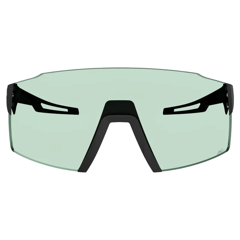 Scott Stride Compact Sunglasses in Black with Green Lens-1