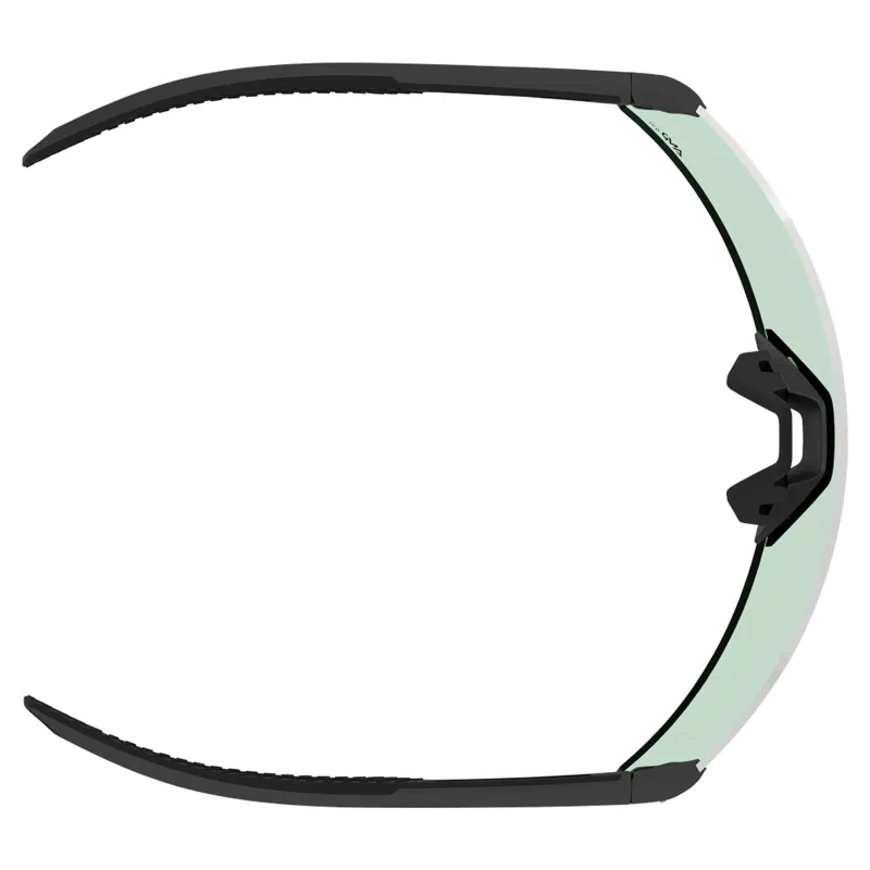 Scott Stride Compact Sunglasses in Black with Green Lens-3