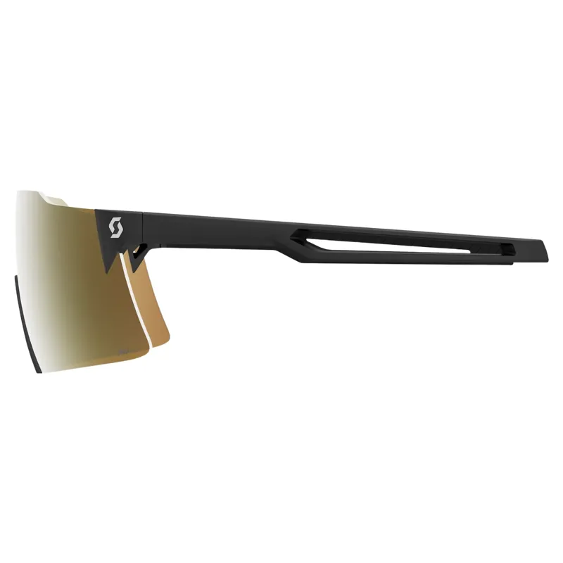 Scott Stride LS Sunglasses in Black with LS Gold Chrome S1-3 Lens-2