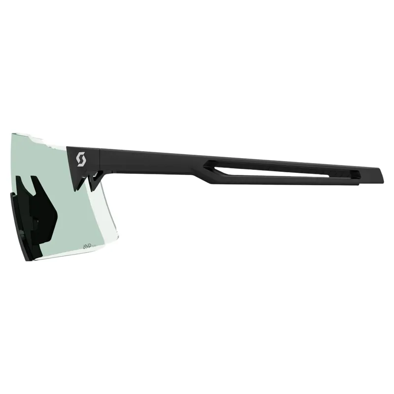 Scott Stride Sunglasses in Black with AMP Green S1 Lens-2