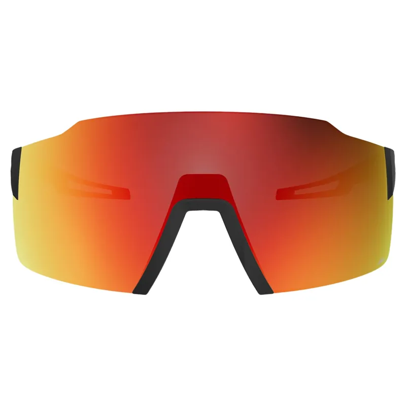 Scott Stride Sunglasses in Black with AMP Red Chrome S3 Lens-1