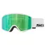 Scott Trace Pro Ski and Snowboard Goggles in White with Green Chrome Lens
