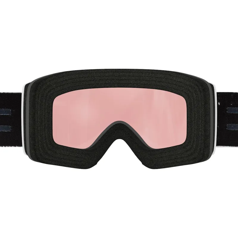 Scott Trace Pro Ski and Snowboard Goggles in White with Green Chrome Lens-4