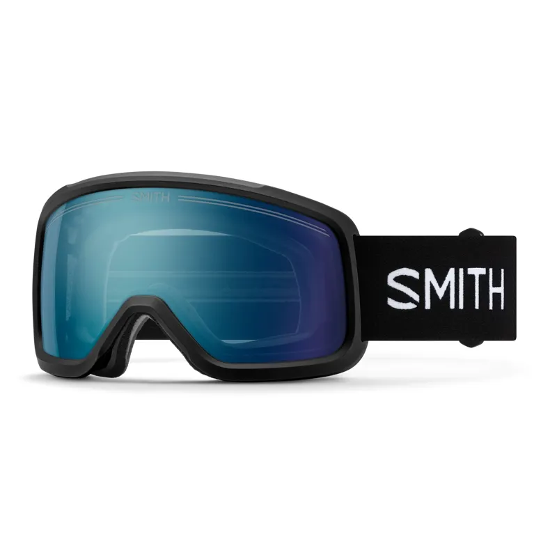 Smith Shakedown Goggles + Clear Lens in Black CP Everyday Blue Mirror-1