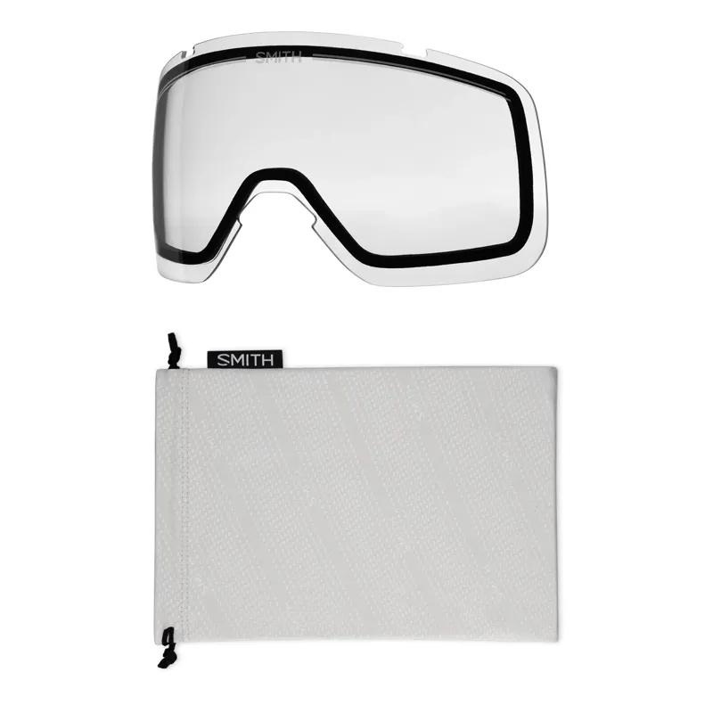 Smith Shakedown Goggles + Clear Lens in Black CP Everyday Blue Mirror-4