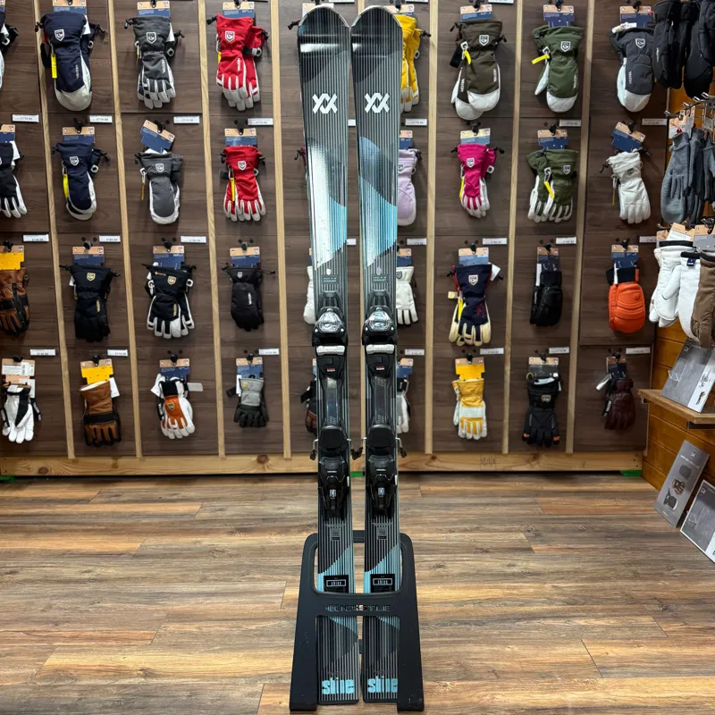 Demo Volkl Shine MT Women's Skis with Marker VMotion bindings - 161cm-1