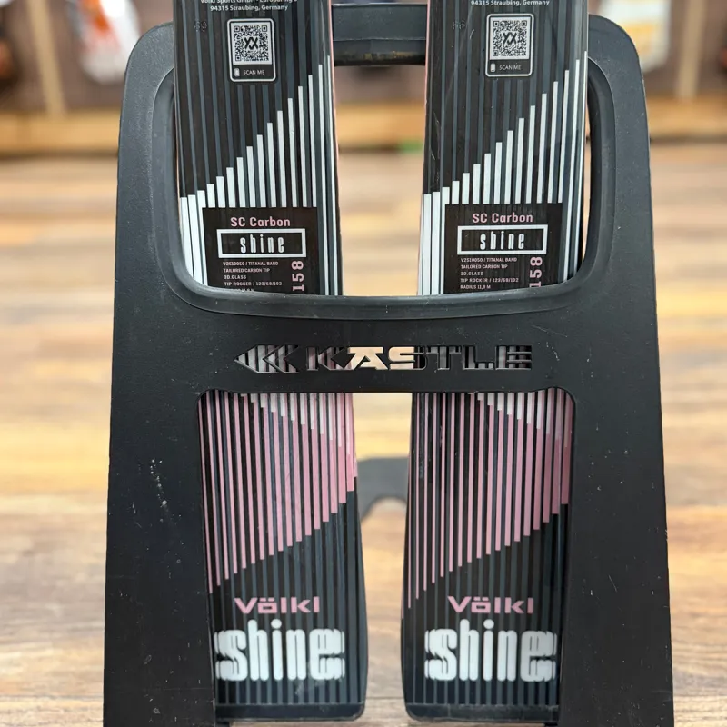 Volkl Shine SC Carbon Women's Piste Skis with Marker Demo Bindings-4