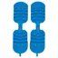 Sidas Ski Boot Traction Ski Boot Soles in Blue