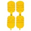 Sidas Ski Boot Traction Ski Boot Soles in Yellow