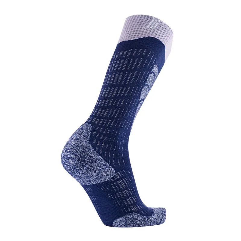 Sidas Womens Merino Ski Socks in Blue/Purple-2