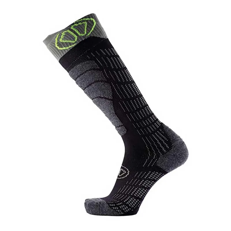 Sidas Comfort Ski And Snowboard Socks in Black/Grey-2
