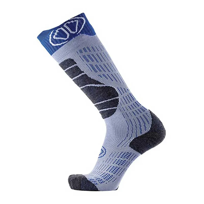 Sidas Comfort+ Ski and Snowbord Socks in White/Blue-2