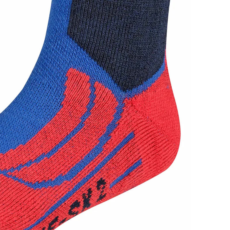 Falke Ski Socks SK2 Kids Padded Medium Volume In Blue-1