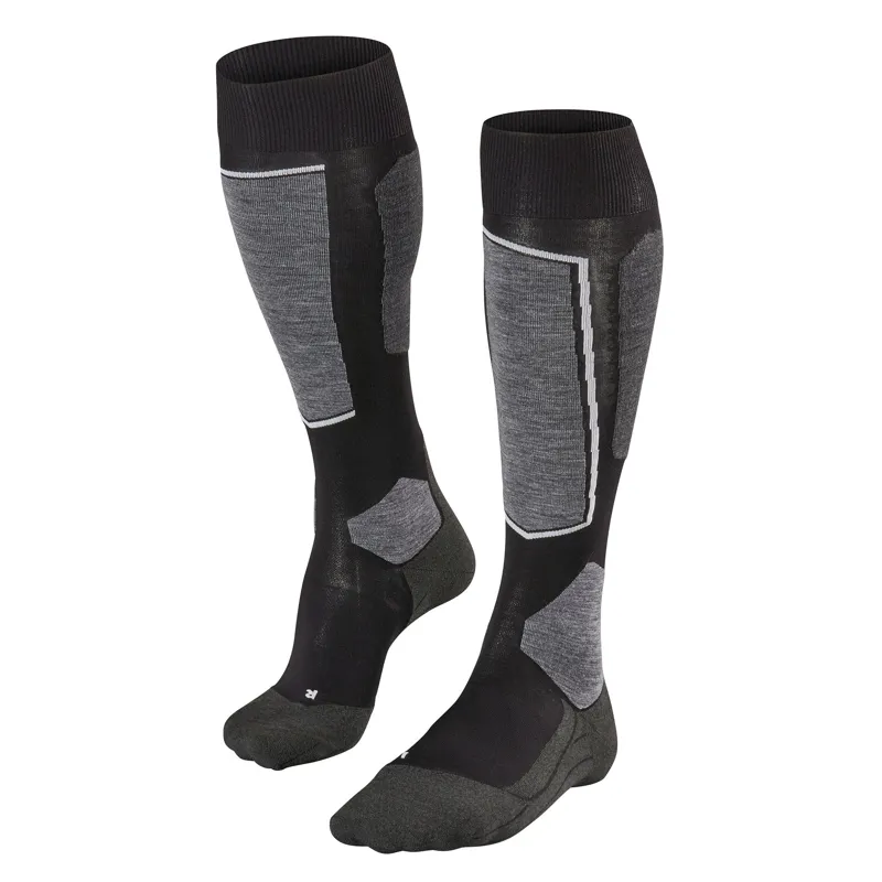 Falke Ski Socks SK6 Mens Low Volume In Black