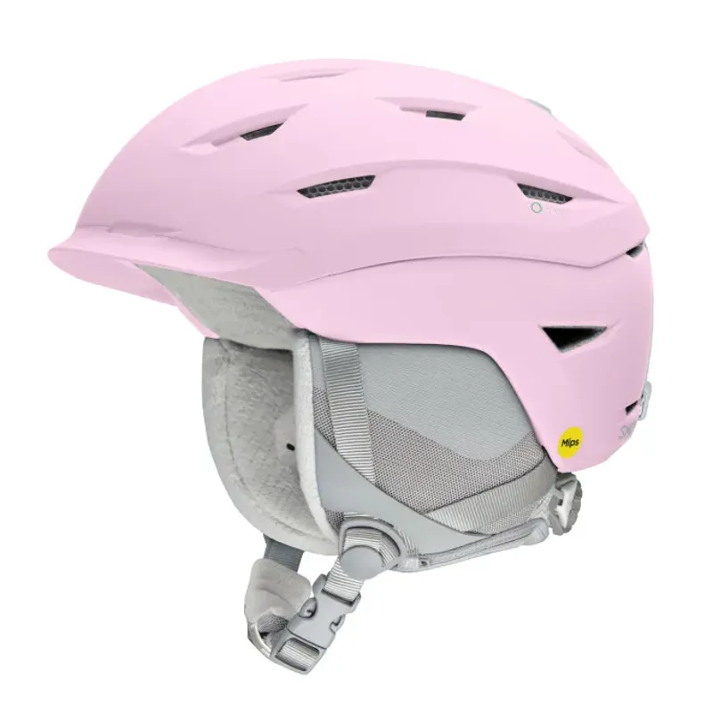 Smith Liberty Mips Ski and Snowboard Helmet in Matte Pink Frost