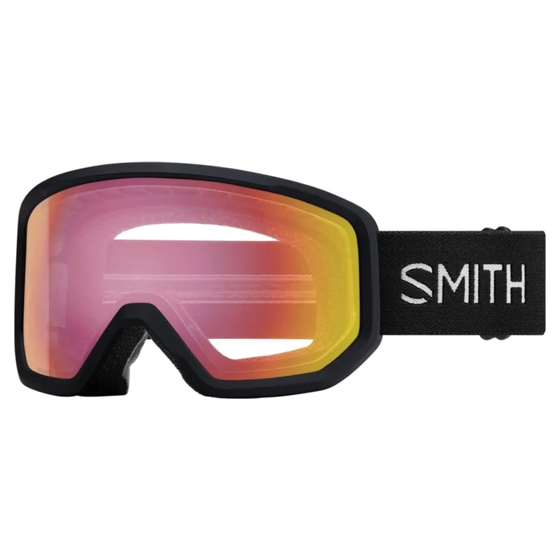 Smith TRANSFER Goggles in Black with Photochromic S1 - S2 Red Sensor Mirror Lens