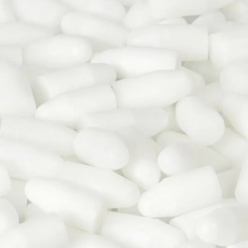 Ski Binding Hole Plug Plastic 4.5mm - Pure White Single-1