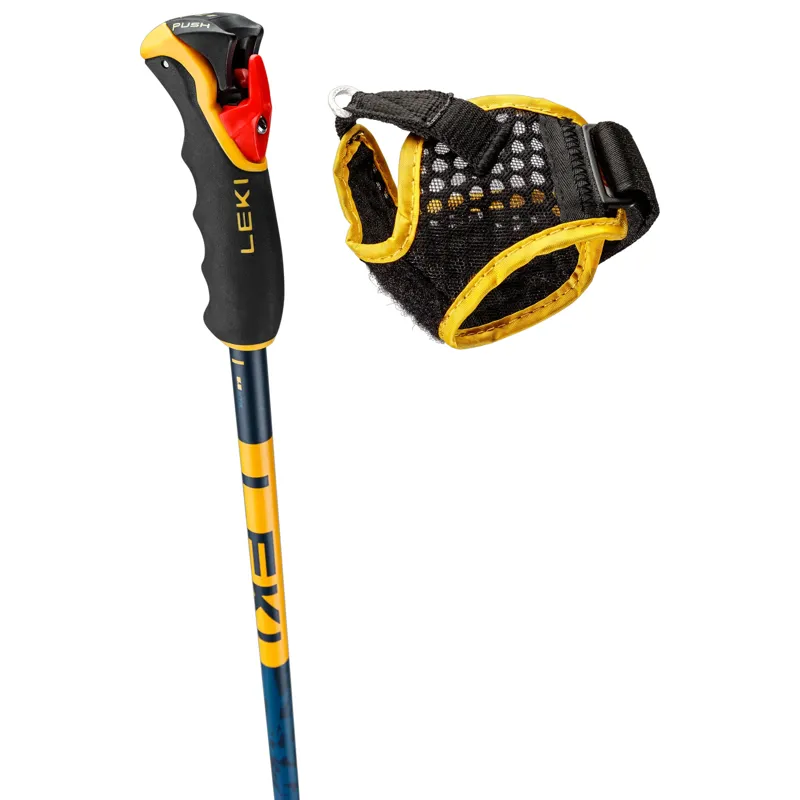 Leki Spitfire 3D Ski Poles with Grip Release System in Demin-3
