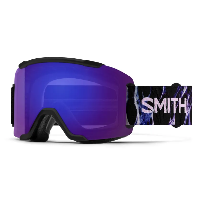 Smith SQUAD2 Goggles in Black Flex Plasma + CP Everyday Violet Mirror + CP Storm Lens
