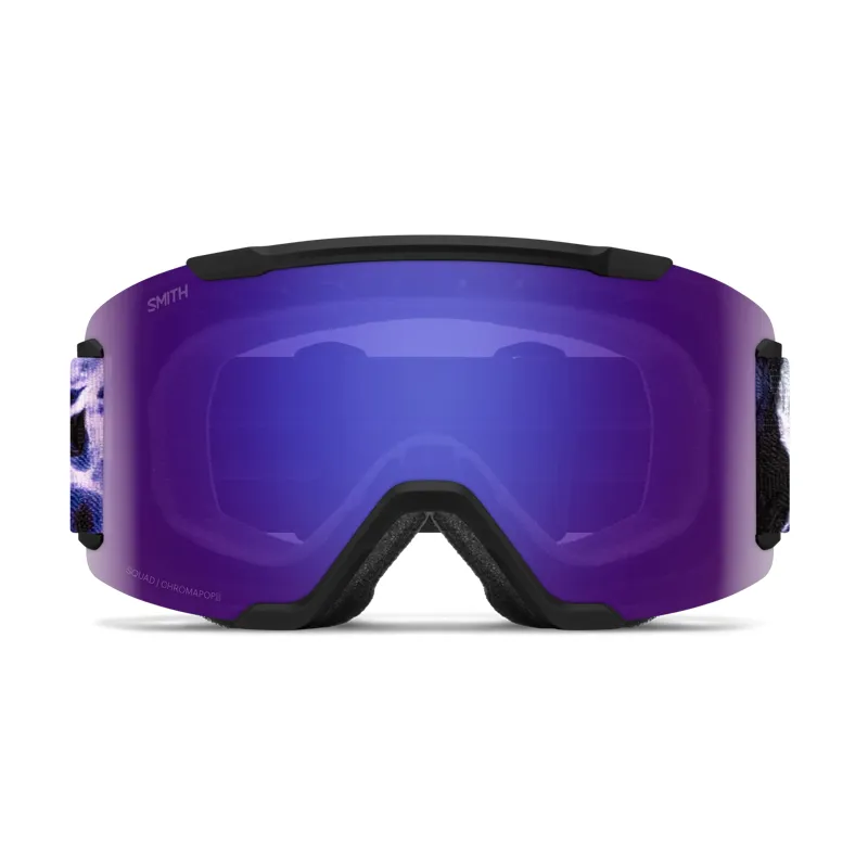 Smith SQUAD2 Goggles in Black Flex Plasma + CP Everyday Violet Mirror + CP Storm Lens-1