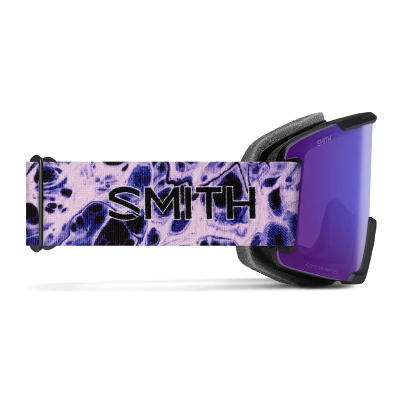 Smith SQUAD2 Goggles in Black Flex Plasma + CP Everyday Violet Mirror + CP Storm Lens-3