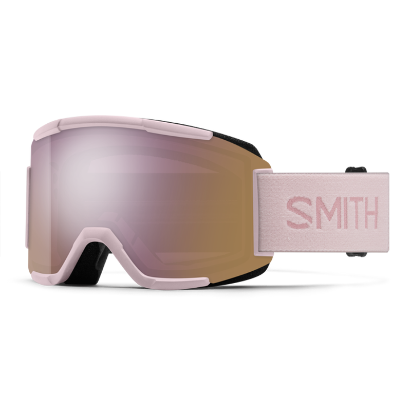 Smith Squad Carnation with Chromapop Everyday Rose Gold Mirror Lens + Spare Lens