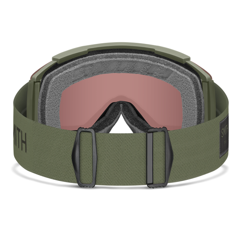 Smith Squad XL Fatigue Green with Chromapop Everyday Red Mirror Lens + Spare Lens-1