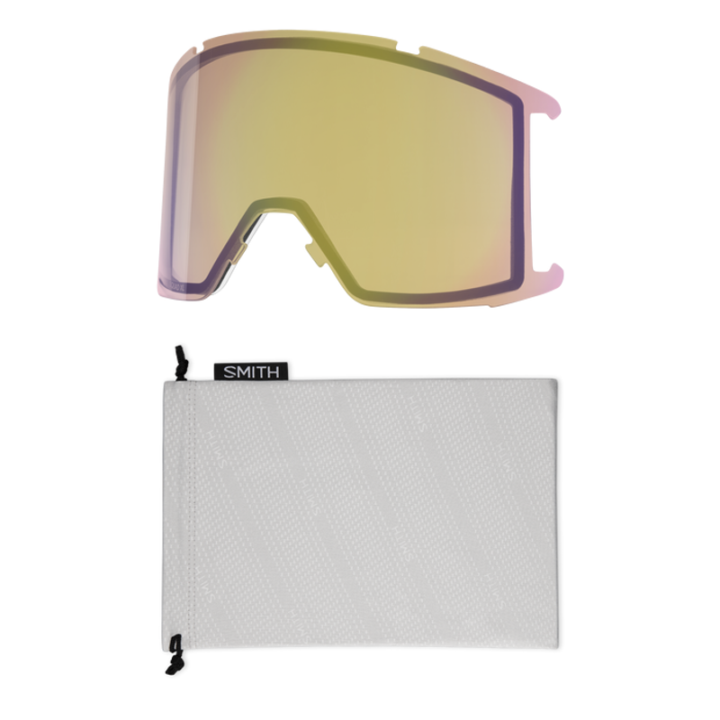 Smith Squad XL Fatigue Green with Chromapop Everyday Red Mirror Lens + Spare Lens-4
