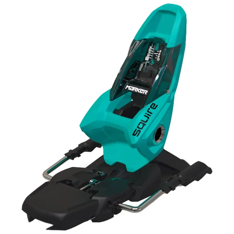 Marker Squire 11 Ski Bindings 2026 Black Teal with 100mm Brake-2