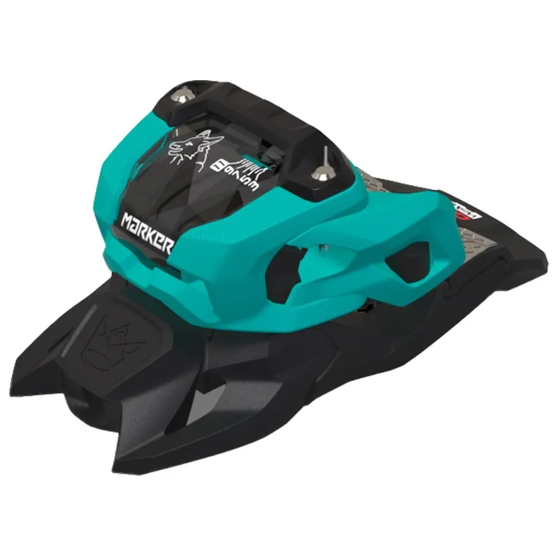 Marker Squire 11 Ski Bindings 2026 Black Teal with 100mm Brake-1