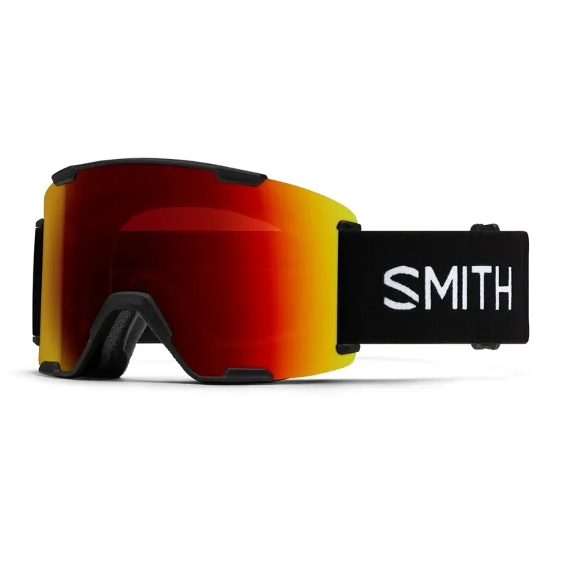 Smith Stash XL Goggles in Black with CP Sun Red Mirror + Storm Lens