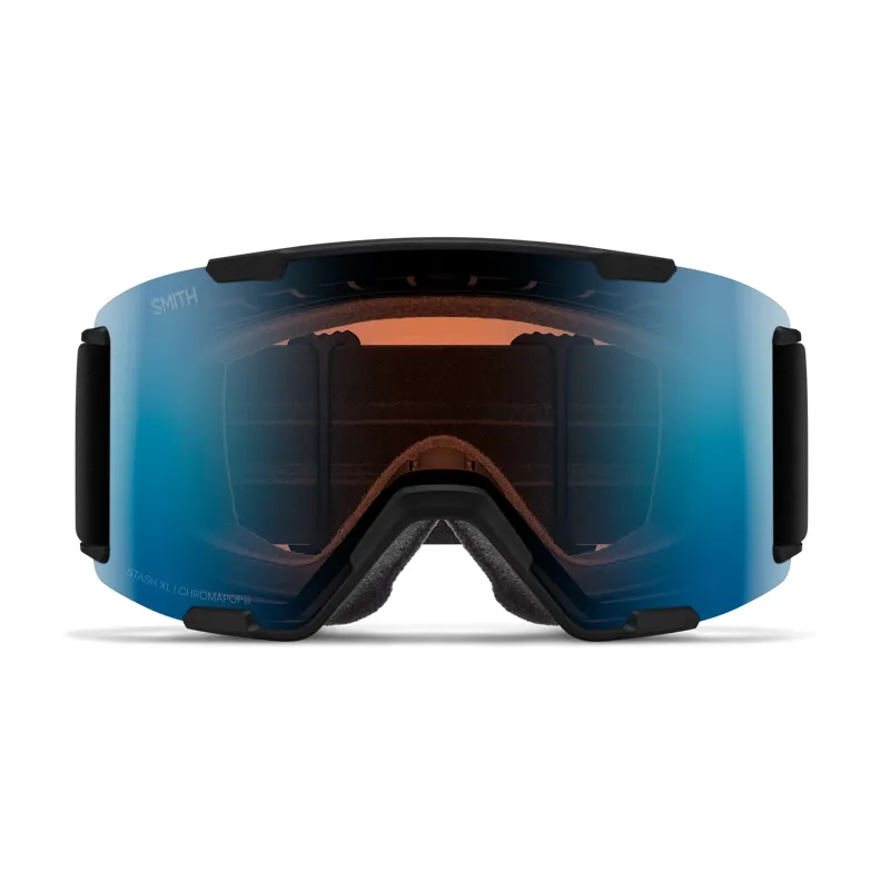 Smith Stash XL in Black with CP Pro Photochromic Blue Mirror Lens-1