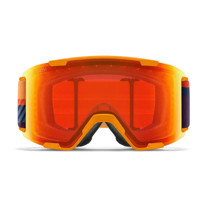 Smith Stash XL Goggles in Electric Orange Sunrise + CP ED Red Mirror + Storm Lens-1
