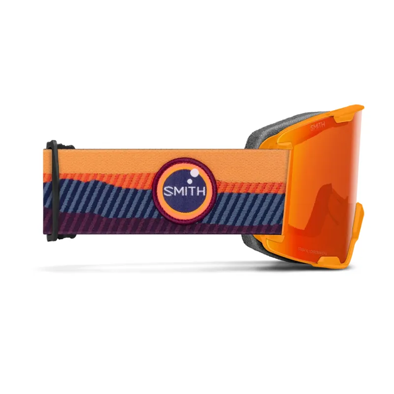 Smith Stash XL Goggles in Electric Orange Sunrise + CP ED Red Mirror + Storm Lens-3