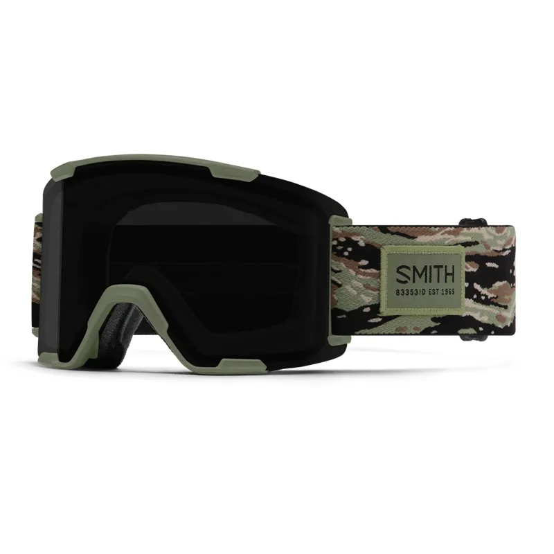 Smith Stash XL Goggles in Fatigue Green Eye Of The Tiger CP Sun Black + Storm Lens