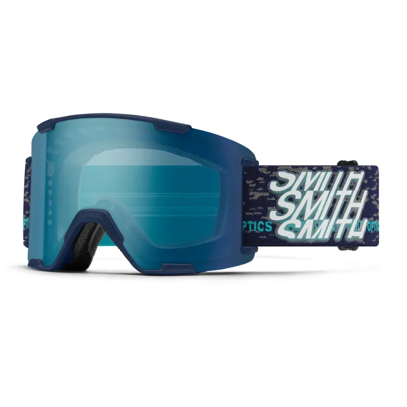 Smith Stash XL Goggles in Midnight Snow with CP ED Blue Mirror + Storm Lens