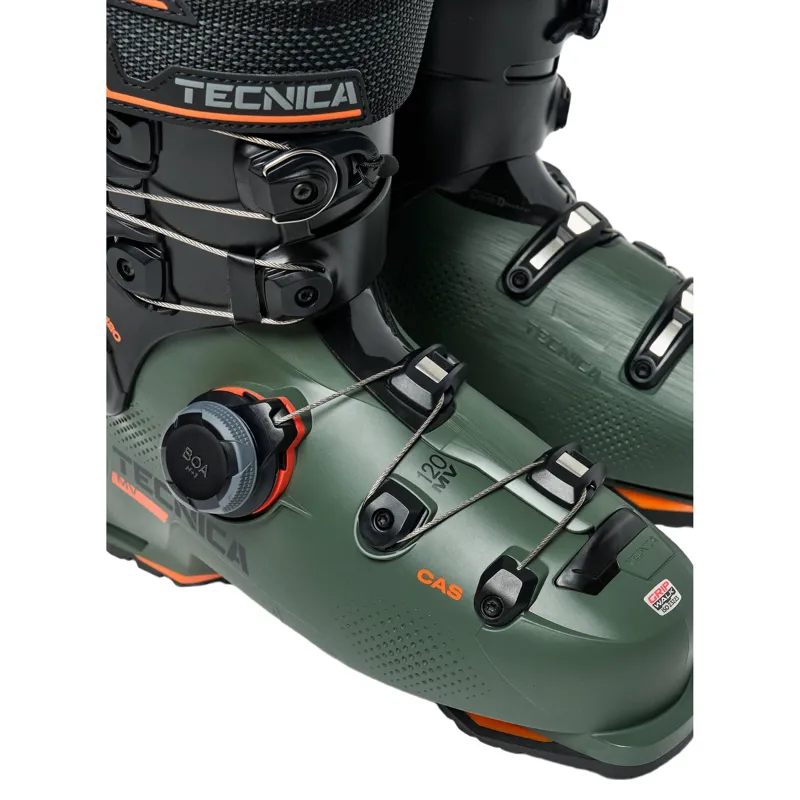 Tecnica Mach BOA MV 120 Dual Ski Boots in Progressive Green-6
