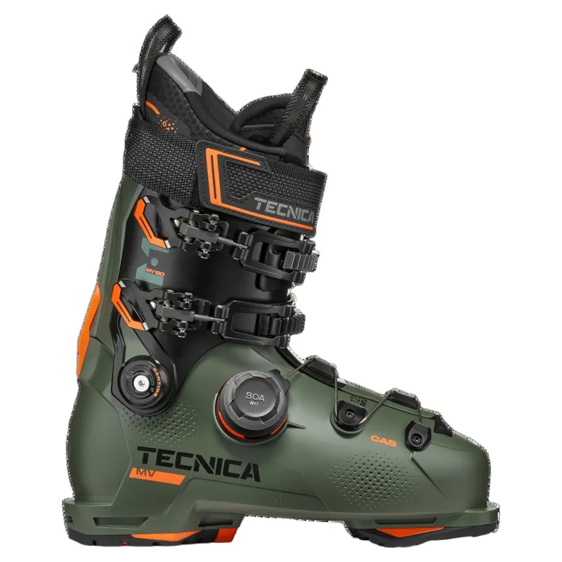 Tecnica Mach BOA MV 120 Ski Boots in Progressive Green