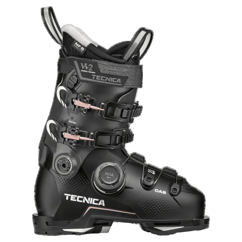 Tecnica Mach BOA MV 95 W Ski Boots 95 in Black