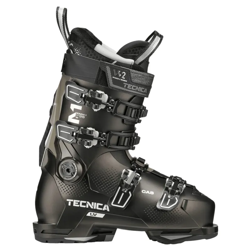 Tecnica Mach1 LV 95 Women's Ski Boots in Black